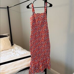 Pretty Gatden Floral Sleeveless Dress size M new with tag